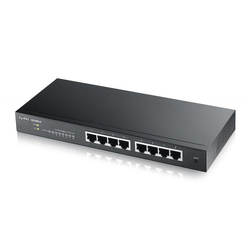 Zyxel GS1900-8 8 puertos RJ-45 Negro GS1900-8-EU0101F