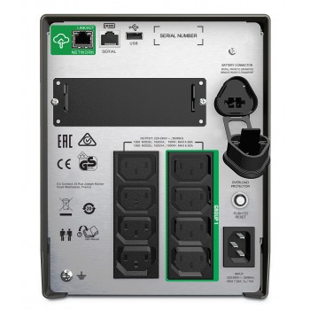 APC SMT1500IC, 1500 VA, 1000 W, 151 V, 302 V, 220