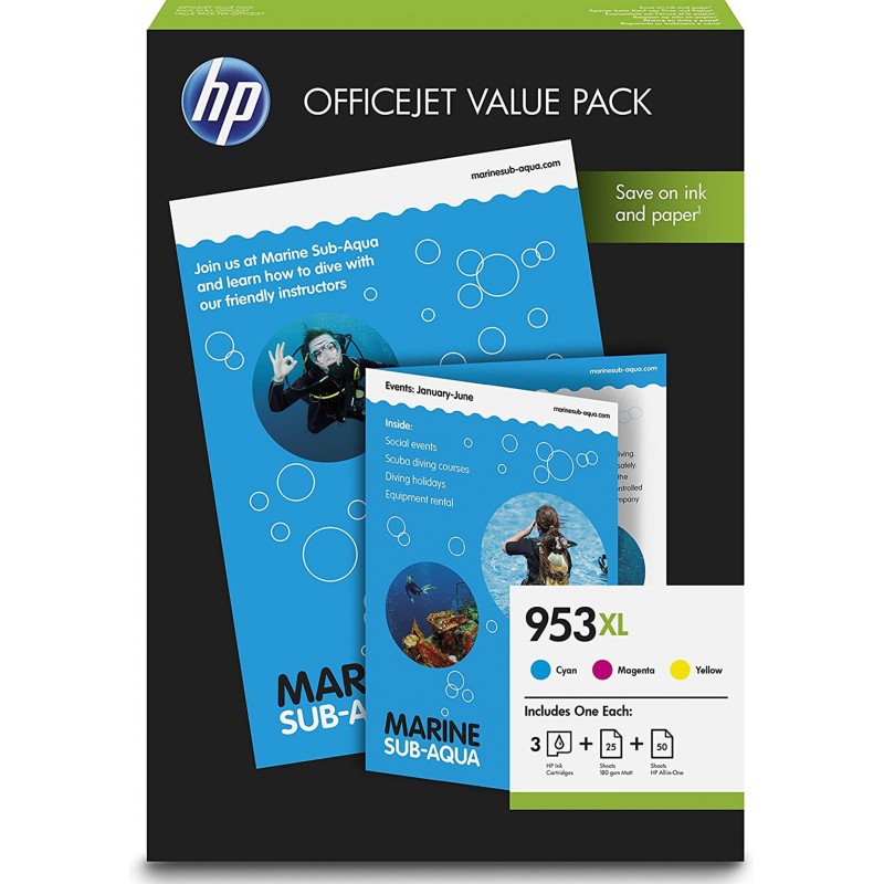 Paquete de ahorro 953XL Office de 75 hojas A4 210 x 297 mm 1CC21AE