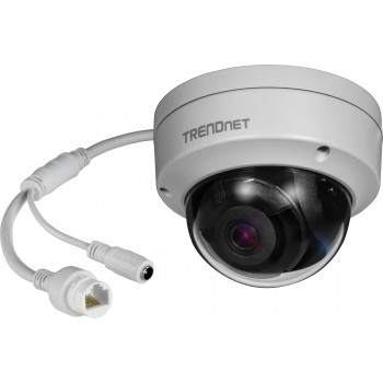 (Reacondicionado) Trendnet TV-IP317PI, Cámara de seguridad IP, Interior y exterior, Almohadilla, Negro, Plata, Pared,