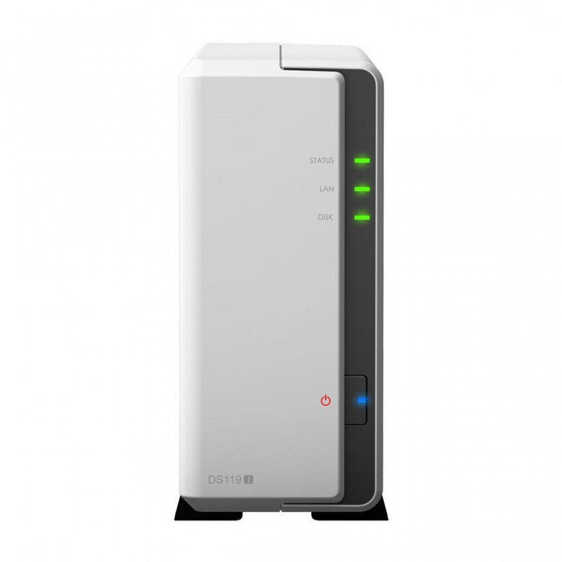 Synology DiskStation DS119j, Unidad de disco duro, 108 TB, Serial ATA III, 2.5,3.5", HFS+,NTFS,exFAT