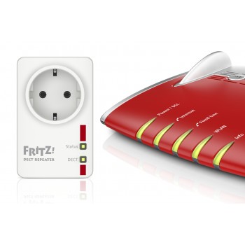 AVM FRITZ!DECT Repeater 100 International, Inalámbrico, 59 x 41 x 93 mm, Integrated 20002641