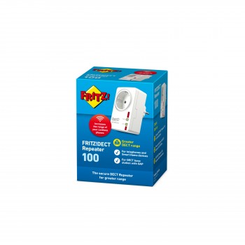 AVM FRITZ!DECT Repeater 100 International, Inalámbrico, 59 x 41 x 93 mm, Integrated 20002641