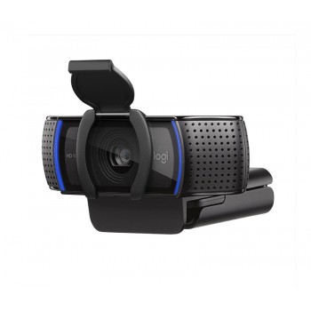 Logitech HD Pro Webcam C920S - Cámara web - color - 1920 x 1080 - audio - USB 960-001252