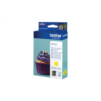 TINTA BROTHER LC123Y DCPJ4110DW MFCJ4410DW 4510DW 4710DW ORI AMARILLO