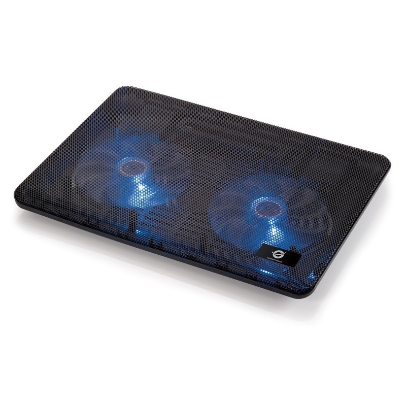 SOPORTE REFRIGERANTE CONCEPTRONIC CNBCOOLPAD2F - 2 VENTILADORES 12.5CM - PARA PORTATILES HASTA 17 4 110503307