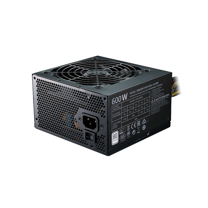 COOLER MASTER MasterWatt Lite - 600 W - 80 PLUS MPX-6001-ACABW-ES