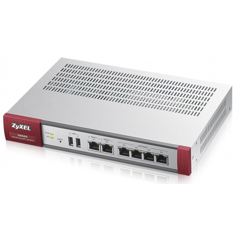 ZyXEL USG60 - UTM Bundle - aparato de seguridad -  USG60-EU0102F