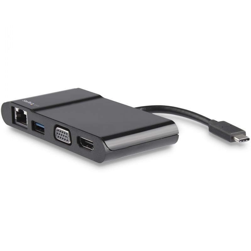 StarTech.com Adaptador Multipuertos USB-C para Ordenadores Portátiles - HDMI o VGA 4K - USB 3.0, Cab DKT30CHV