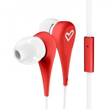 Energy Sistem Style 1+ auriculares para móvil Binaural Dentro de oído Rojo 44600