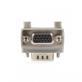 StarTech.com Right Angle VGA   VGA Cable Adapter Type 1 - M F, DB15, DB15, Gris GC1515MFRA1