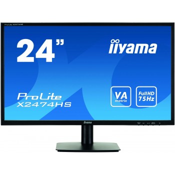 IIYAMA ProLite - 23.6 - Full HD - TN - 4 ms - Negro - X2474HS-B1
