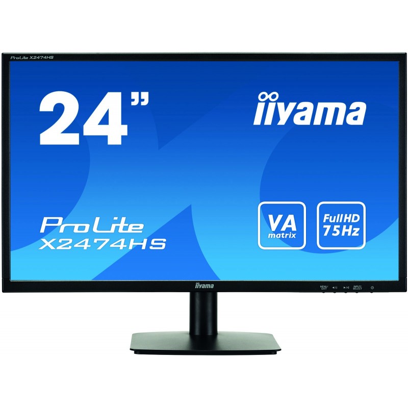 IIYAMA ProLite - 23.6 - Full HD - TN - 4 ms - Negro - X2474HS-B1
