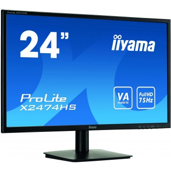 IIYAMA ProLite - 23.6 - Full HD - TN - 4 ms - Negro - X2474HS-B1