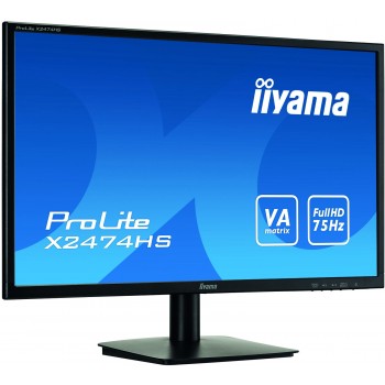 IIYAMA ProLite - 23.6 - Full HD - TN - 4 ms - Negro - X2474HS-B1