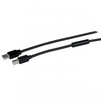StarTech.com Cable 15 Metros 15m USB B Macho a USB A Macho Activo Amplificado USB 2.0 - Impresora, 1 USB2HAB50AC