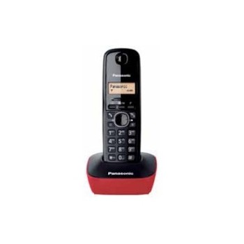 TELEFONO INALAMBRICO DIGITAL DECT PANASONIC KX-TG1611SPR, MONO, ROJO