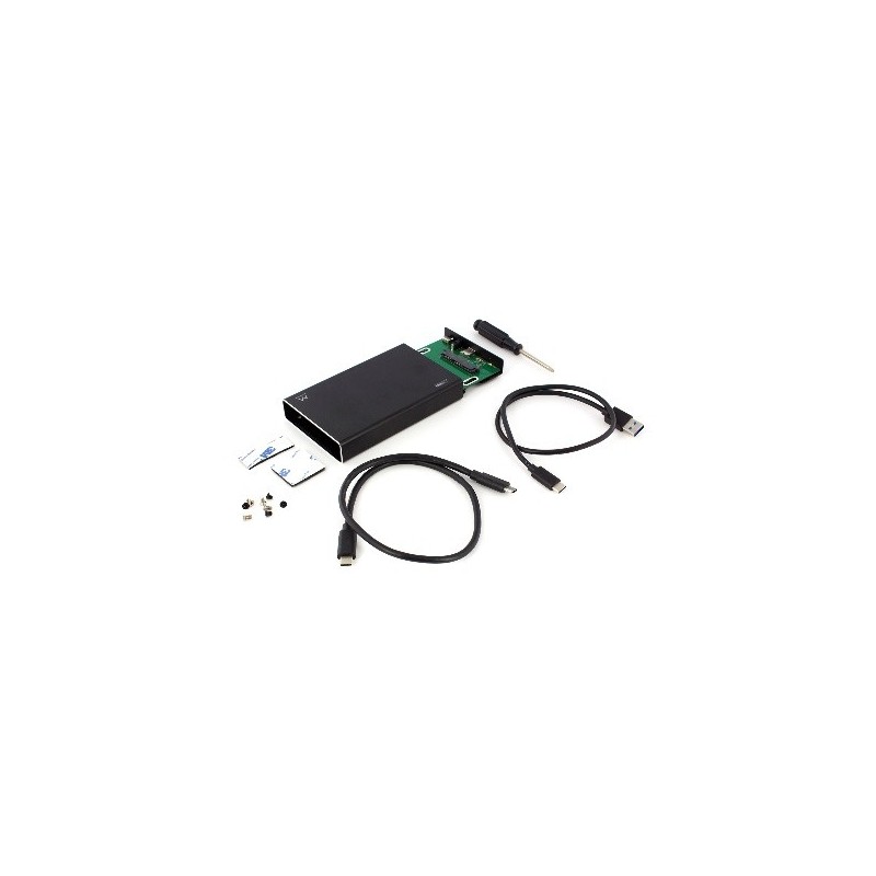 Ewent EW7070, 2.5", SATA, 9.5 mm, 3.1 (3.1 Gen 2), USB Type-C, Female connector