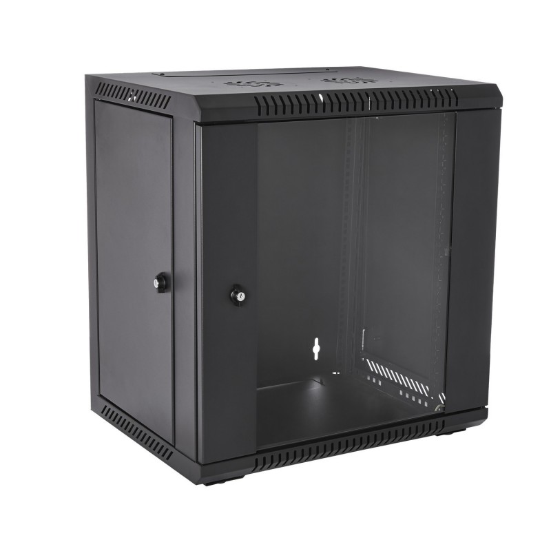 V7 RMWC12UG450-1E armario rack 12U Bastidor de pared Negro RMWC12UG450-1E      