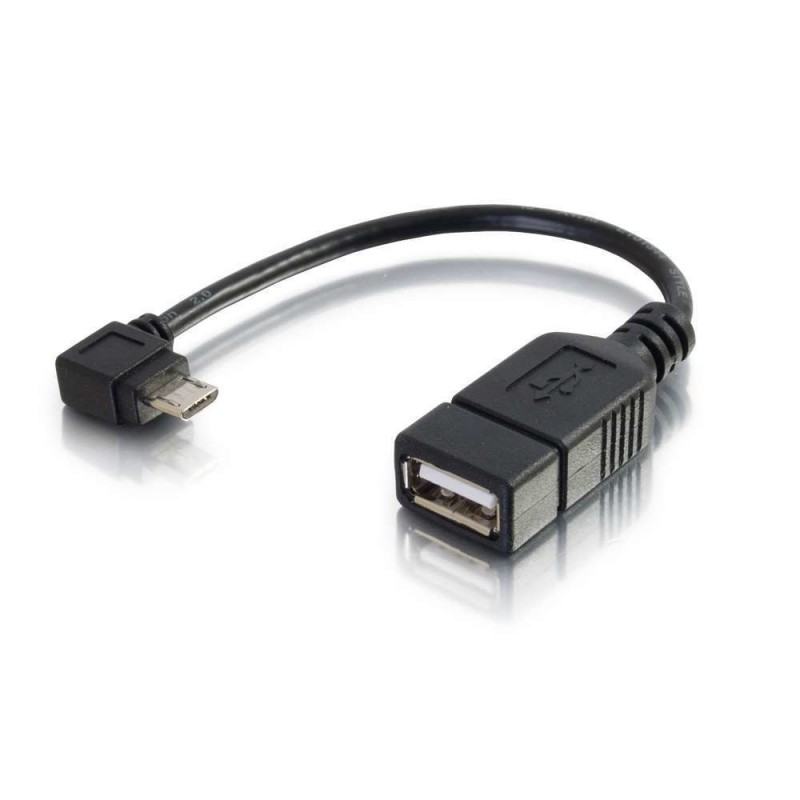 C2G Mobile Device USB Micro-B to USB Device OTG Adapter Cable - Adaptador USB - 4 PIN USB tipo A (H) 82410