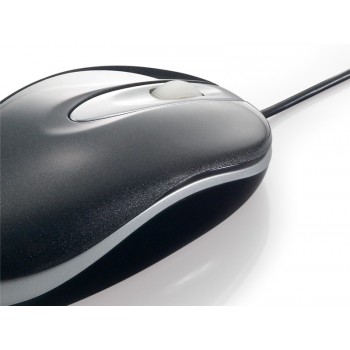 CONCEPTRONIC CLLMEASY Óptico 800 DPI Negro, Gris