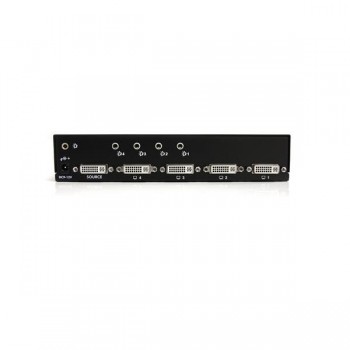 StarTech.com Duplicador Divisor Multiplicador de Vídeo DVI y Audio de 4 puertos - Cable, DVI, DVI-I, ST124DVIA