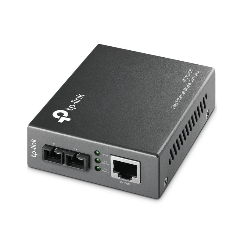 CONVERSOR DE 10  100 RJ45 A 100M FIBRA MONOMODO FULLDUPLEX HASTA 20Km MC110CS