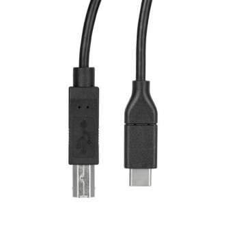StarTech.com Cable de 3m USB-C a USB-B de Impresora - Cable Adaptador USB Tipo C a USB B, 3 m, USB C USB2CB3M