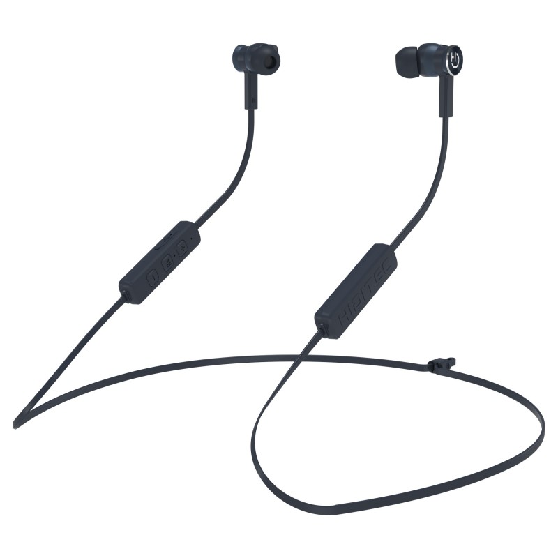 Hiditec AKEN auriculares para móvil Binaural Dentro de oído, Banda para cuello Gris INT010001