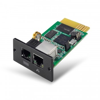 V7 Tarjeta de red SNMP para SAI, SmartSlot, RFC1213, RFC1628, Proprietary MIB, Estado, Negro, Verde, UPSSNMP1-1E