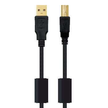 CABLE USB 2.0 IMPRESORA TIPOÂ A M-B M NANOCABL 10.01.1204