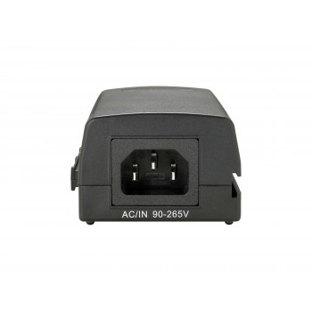 LevelOne Inyector PoE, 30W, Ethernet rápido, 10,100 Mbit s, Negro, PoE, Poder, IEEE 802.3,IEEE 802.3 POI-3002