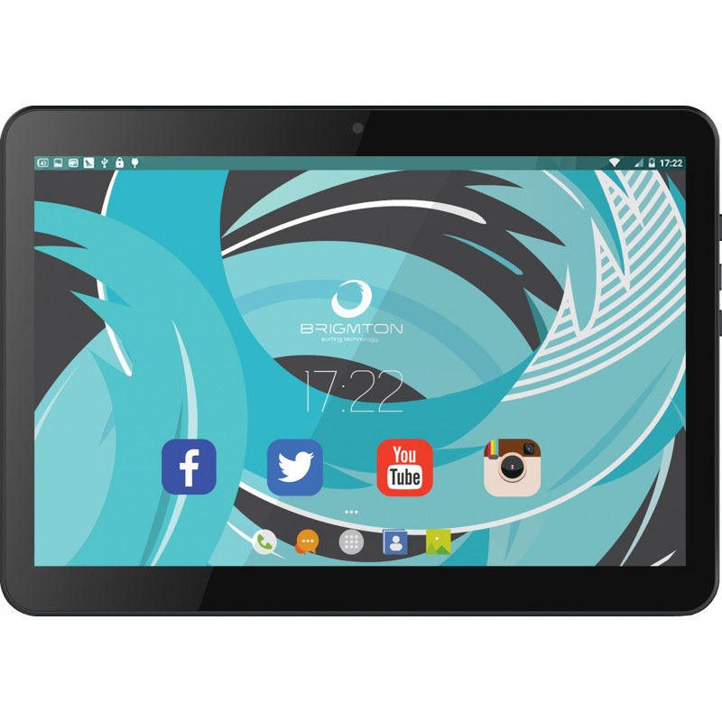 BRIGMTON BTPC-1021QC3G - 10,0 pulgadas - 16 GB - 1 GB - Negro BTPC-1021QC3G-N