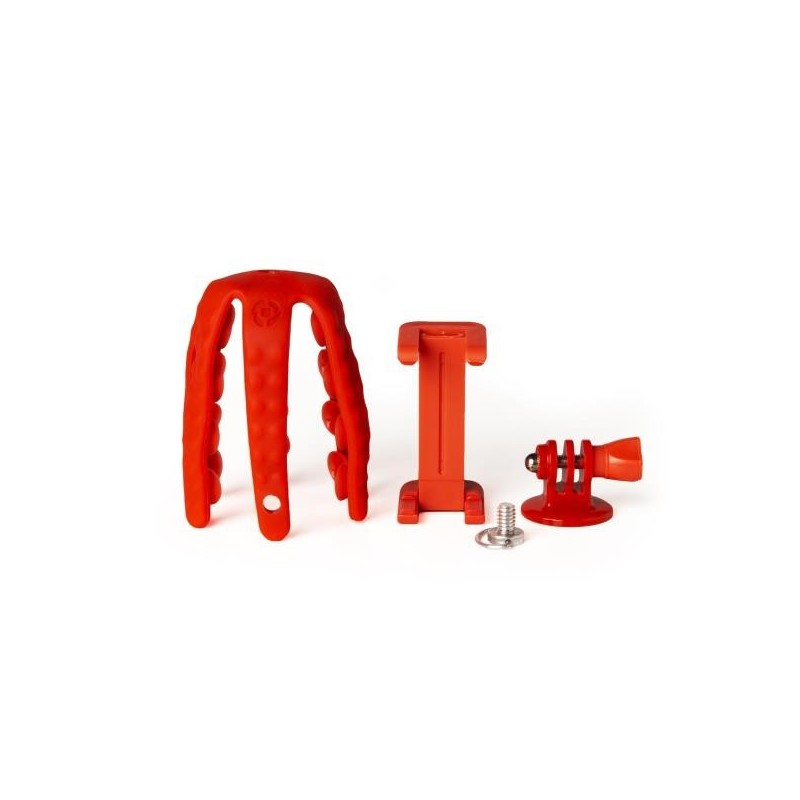 Celly Squiddy, Smartphone Action camera, 6 pata(s), 20 cm, Rojo, Silicona, 200 mm SQUIDDYRD