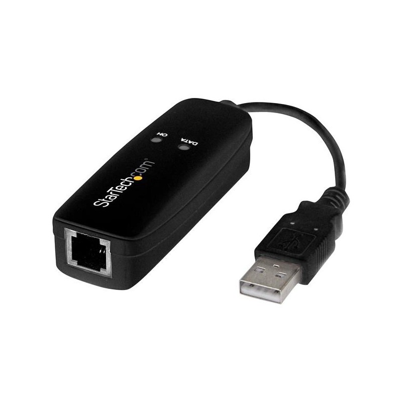 StarTech.com USB56KEMH2, USB 2.0, Conexant - CX93010-21Z, 56 Kbps Down, 36.6 Kbps Up, 14.4 Kbps Fax,