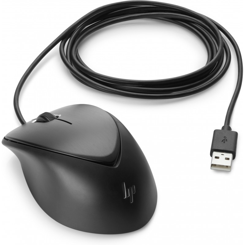 HP USB Premium Mouse Laser 1200 DPI Negro 1JR32AAAC3 1JR32AAAC3