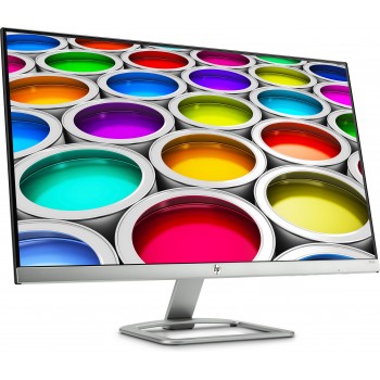HP Pantalla IPS 27ea, 68,6 cm (27"), 1920 x 1080 Pixeles, LED, 7 ms, 250 cd   m², Plata, Blanco X6W32AA