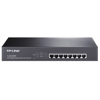 TP-LINK TL-SG1008PE 8 puertos RJ-45 Negro TL-SG1008PE