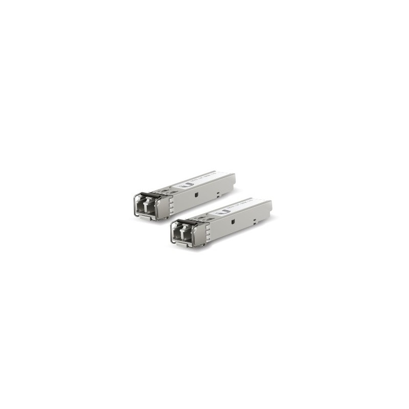 Ubiquiti Networks UF-MM-10G-20, 10000 Mbit s, SFP+, LC, Fibra óptica, 850 nm, Aluminio