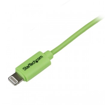 StarTech.com Cable de 1 metro con Conector Lightning de Apple a USB para iPhone   iPod   iPad - Verd USBLT1MGN