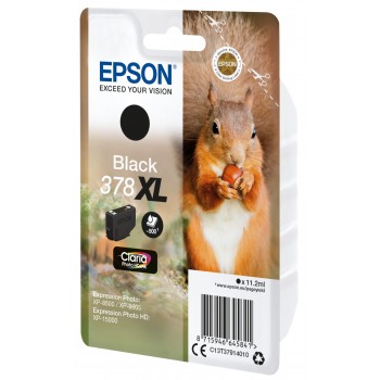 Singlepack Black 378XL Claria Photo HD Ink C13T37914020