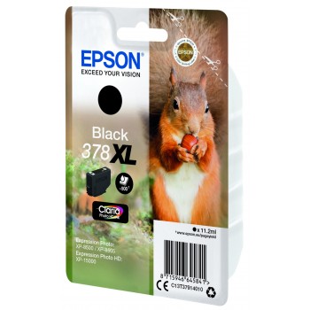 Singlepack Black 378XL Claria Photo HD Ink C13T37914020