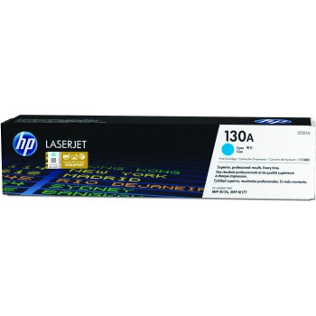 Cartucho de toner original LaserJet HP 130A cian CF351A