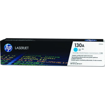 Cartucho de toner original LaserJet HP 130A cian CF351A