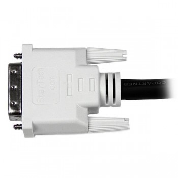 StarTech.com Cable de 1m DVI-D de Doble Enlace - Macho a Macho, 1 m, DVI-D, DVI-D, Macho, Macho, Níq DVIDDMM1M