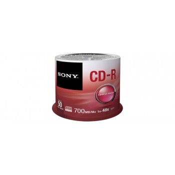 Sony 50CDQ80SP, 700 MB, 50 pieza(s), 80 min, 1,2 mm, 1,2 m s, 5 - 95%