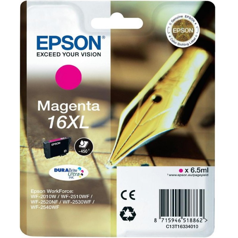 Epson Cartucho Epson 16XL magenta Magenta C13T16334010