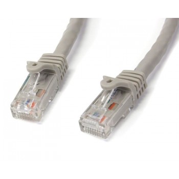 StarTech.com Cable de 5m Gris de Red Gigabit Cat6  N6PATC5MGR
