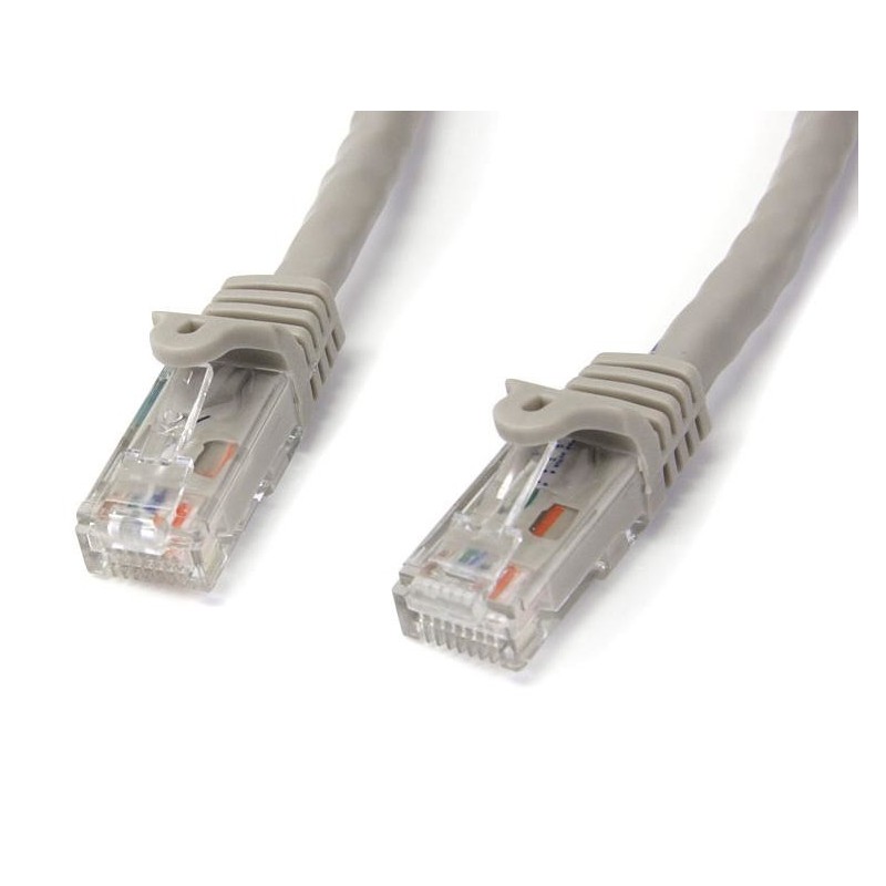 StarTech.com Cable de 5m Gris de Red Gigabit Cat6  N6PATC5MGR