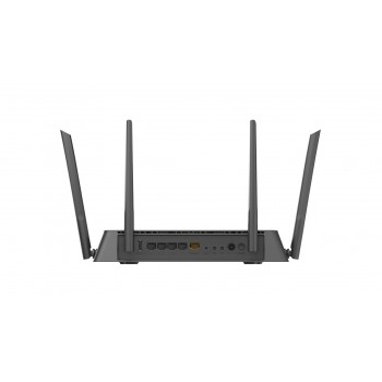 D-Link EXO AC2600 MU-MIMO cableado 4 puertos RJ-45 10,100,1000 Negro DIR-882
